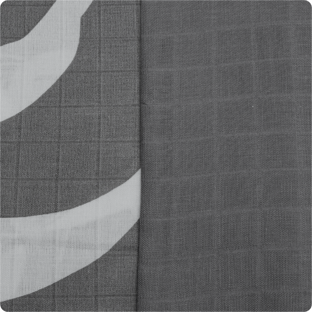 Muslin Baby Swaddle Wrap (2 Pack) - Eucalyptus Grey - Certified Organic Cotton | SHOP NOW