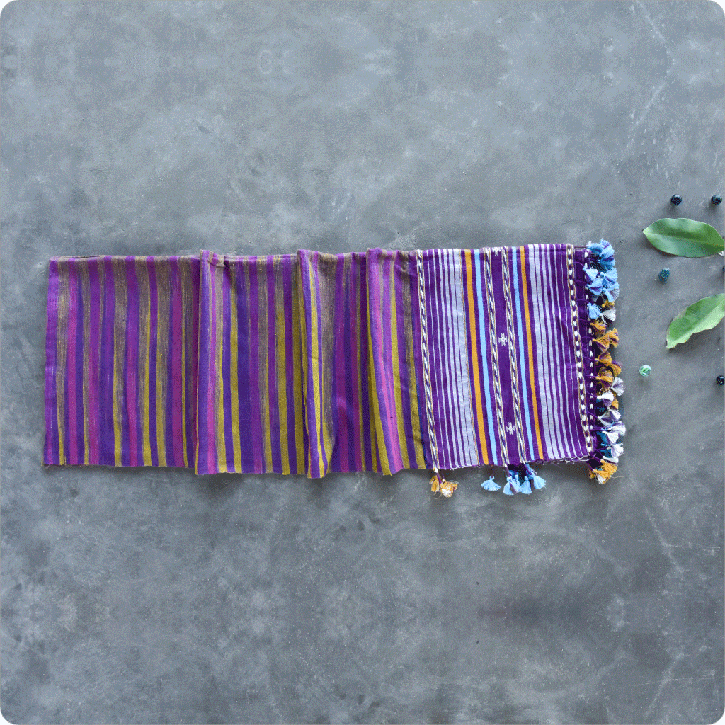 Tangaliya weave Tussar silk Kala cotton Stole