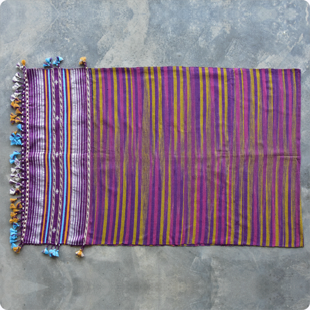 Tangaliya weave Tussar silk Kala cotton Stole