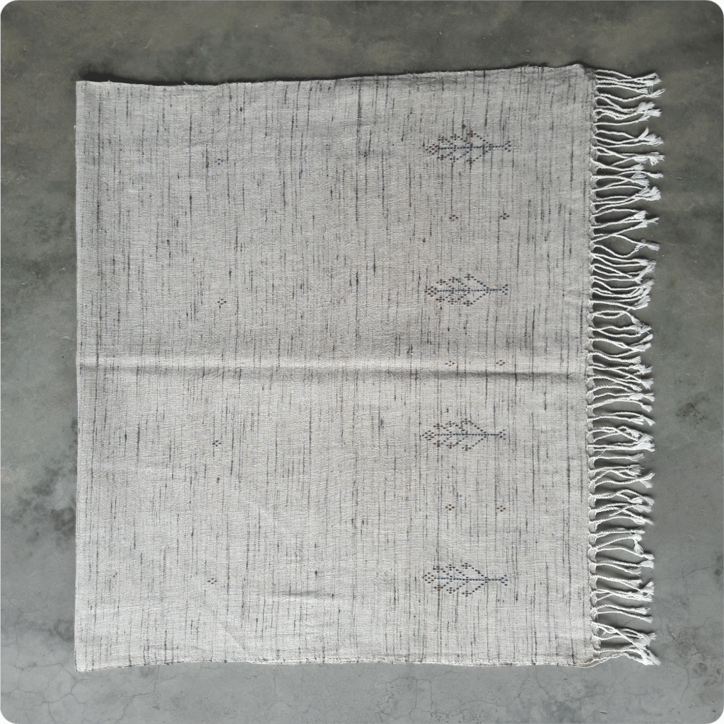 Tangaliya weave Tussar silk Kala cotton Stole