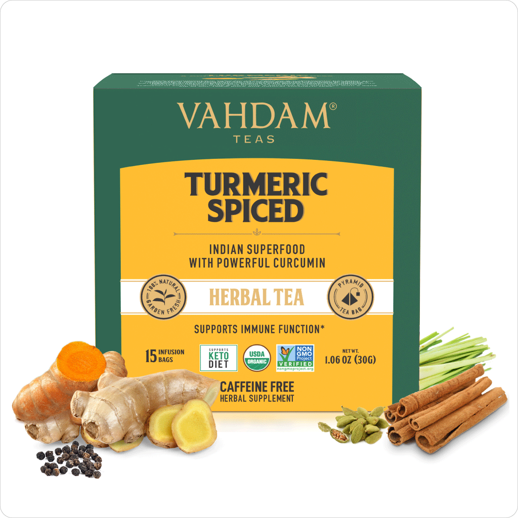 Turmeric Spiced Herbal Tea Tisane
