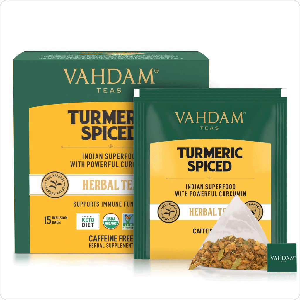 Turmeric Spiced Herbal Tea Tisane