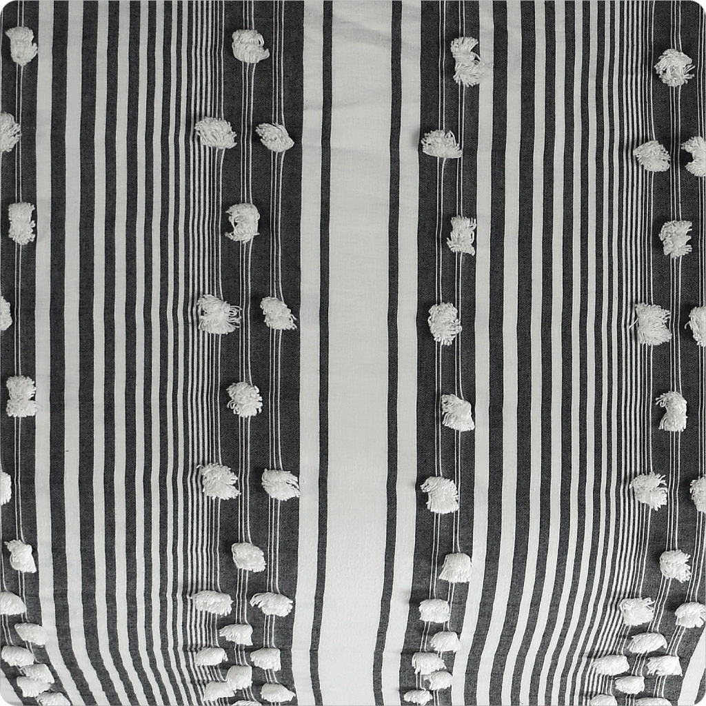 Luxury Cotton Candle Wick Duvet Set KING