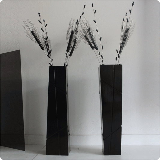 MDF wood Handmade Rustic Wooden Floor Vase