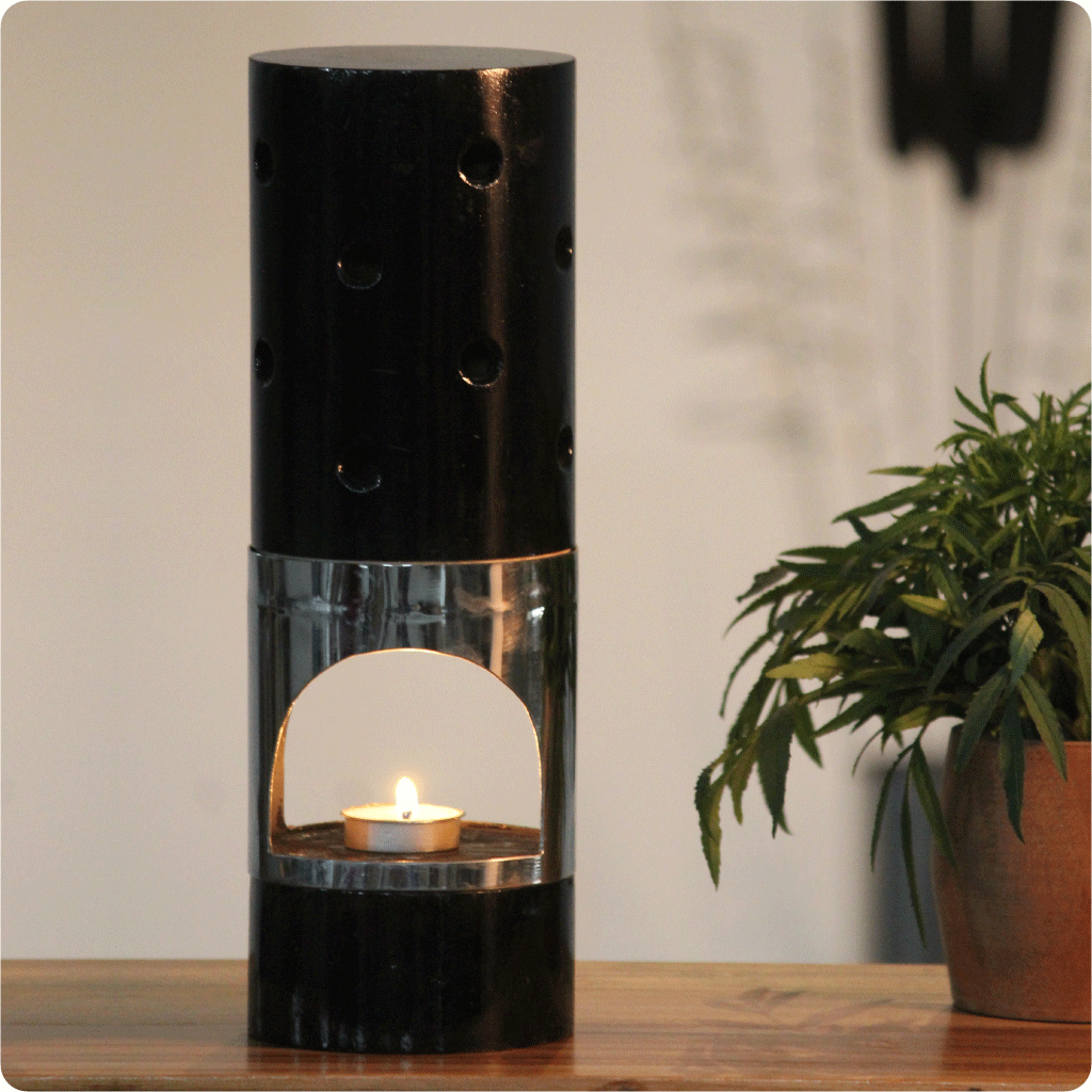 Mango wood Handmade Rustic Wooden Oil Diffuser