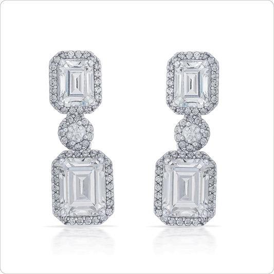 Premium crystal square danging stones