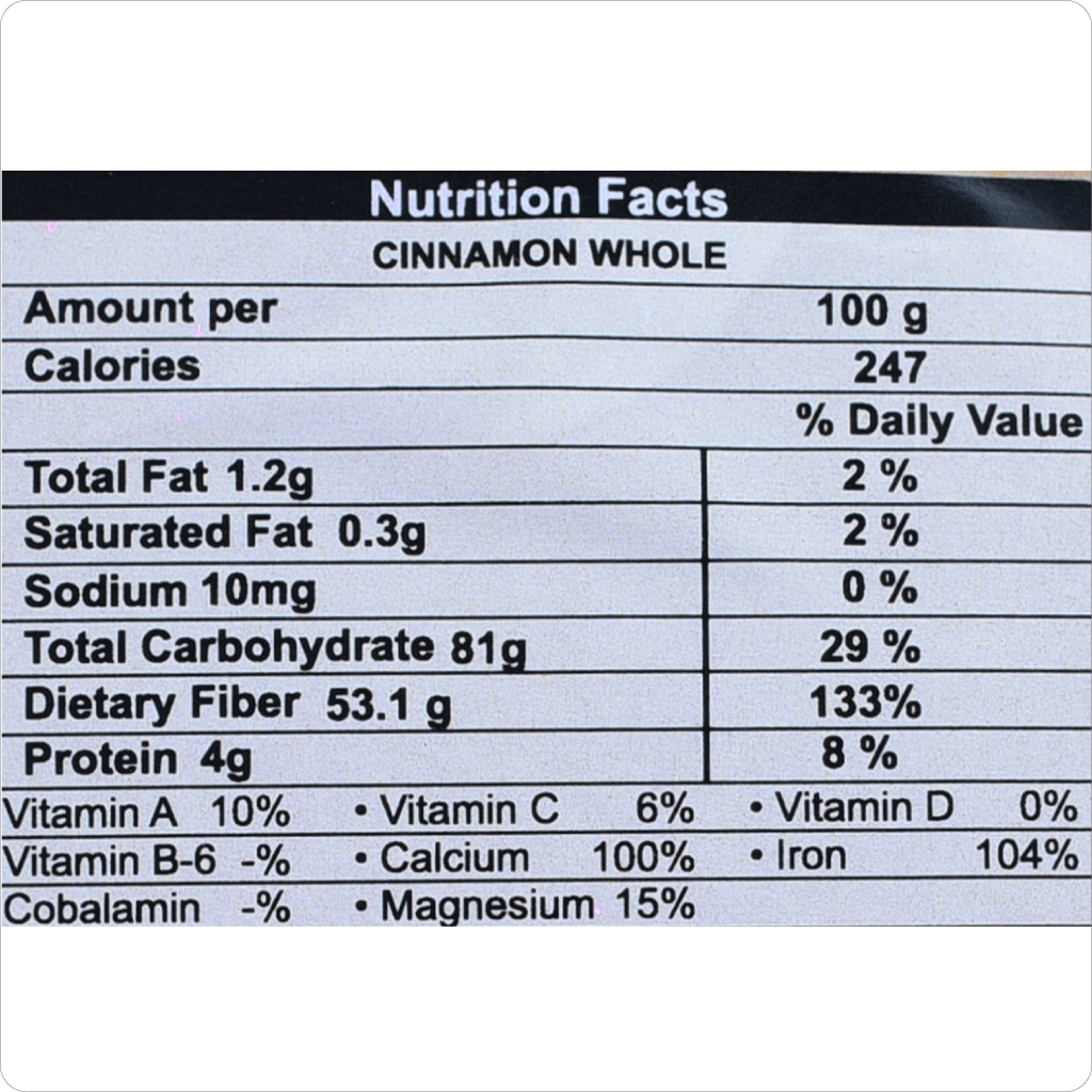 Cinnamon Whole Natural