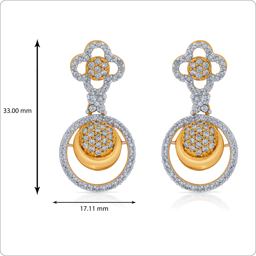Concentric Circle Pendant & Earring Set