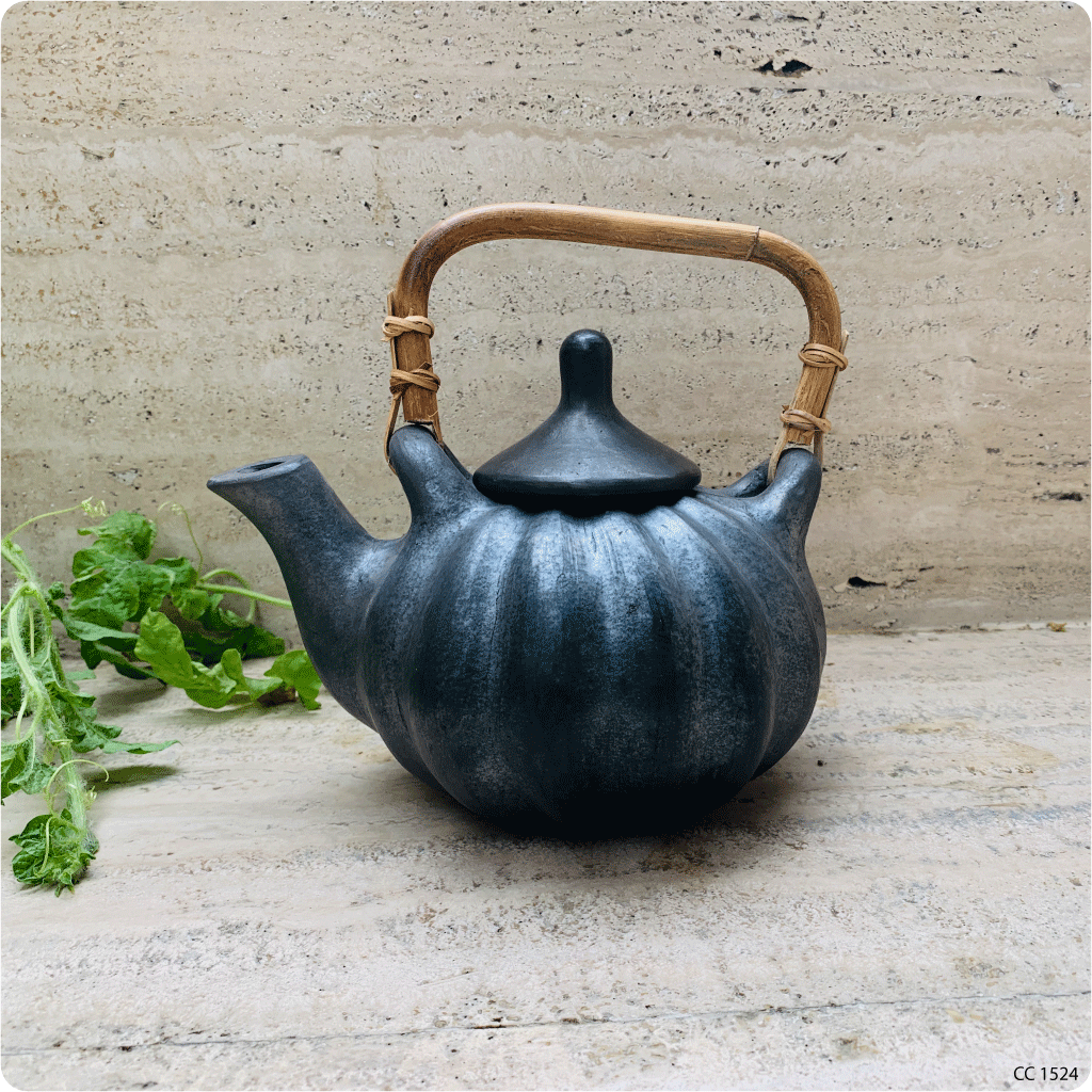 Earthenware Longpi pottery Clay Pumpkin Kettle