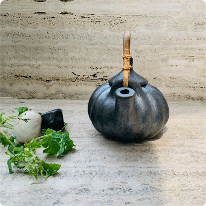 Earthenware Longpi pottery Clay Pumpkin Kettle