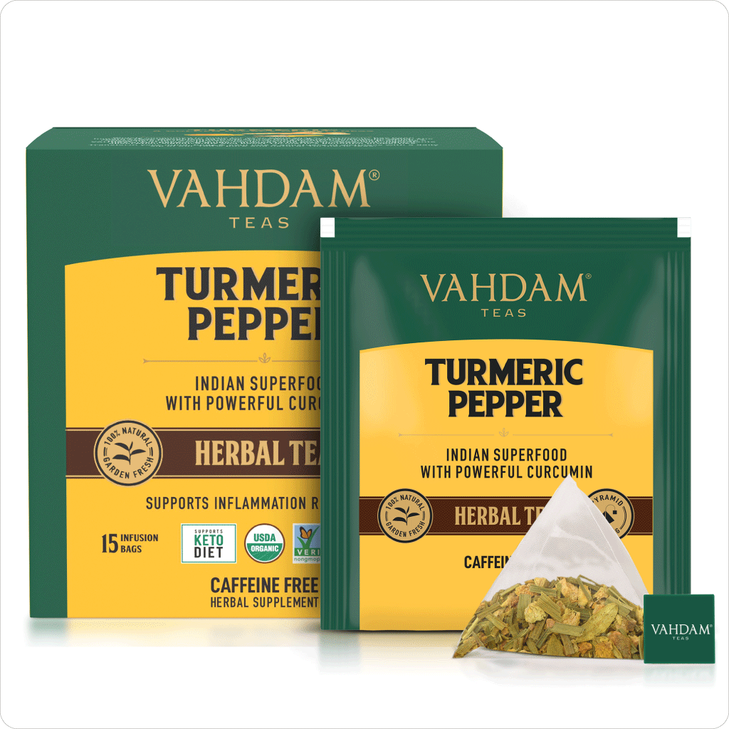 Turmeric Pepper Herbal Tea Tisane