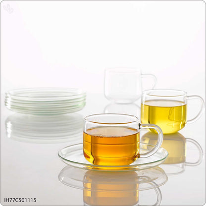 6x150ml Piccolo Cups & Saucers