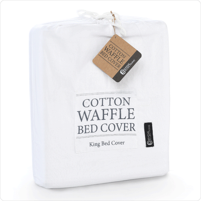 Waffle textured Bed cover KING