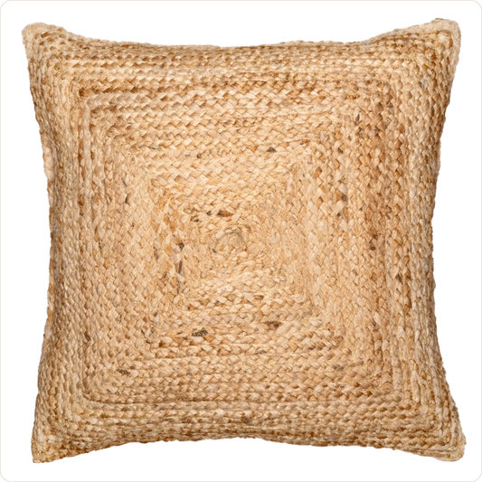Natural Jute Cushion cover (Square pattern)