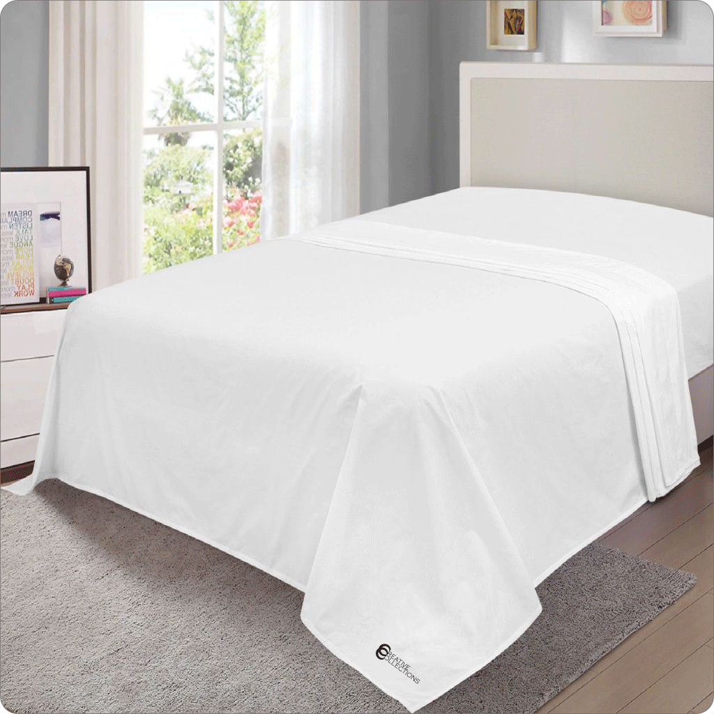 Pure Cotton Flat and Pillowcase bedding set